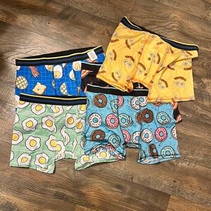NWT-breakfast food designs
 Underwear set